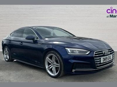 Used Audi A5 Sportback S-Line 190 HP (139 kW) 2019 Blue Hatchback