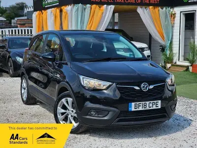 Used Vauxhall Crossland X 81 HP (59 kW) 2018 Black SUV