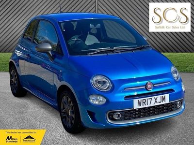 Used Fiat 500 S 69 HP (50 kW) 2017 Blue Hatchback