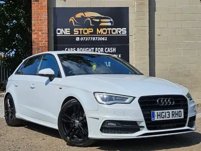 Used Audi A3 Sportback S-Line 184 HP (135 kW) 2013 White Hatchback