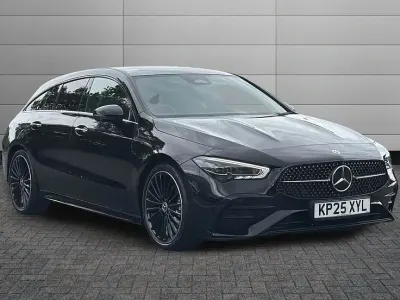 Used Mercedes CLA180 Shooting Brake AMG Line Premium Plus 148 HP (108 kW) 2025 Cosmos black Estate