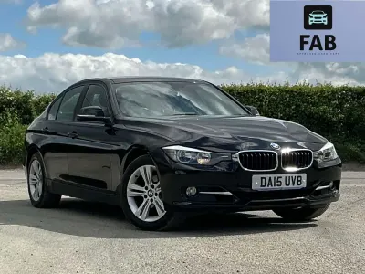 Used BMW 320 Sport Line 2015 Black Sedan