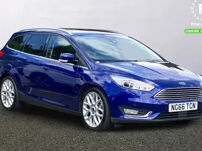 Used Ford Focus Titanium X 150 HP (110 kW) 2016 Blue Estate