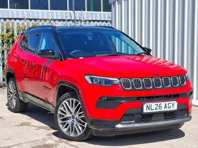 New Jeep Compass Summit 130 HP (95 kW) 2026 Bicolour solid  colorado red with black roof SUV