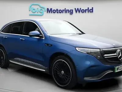 Used Mercedes EQC400 AMG line 300 kW (408 HP) 2023 Blue SUV