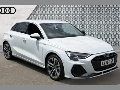Used Audi A3 S-Line 113 HP (83 kW) 2026 White Hatchback