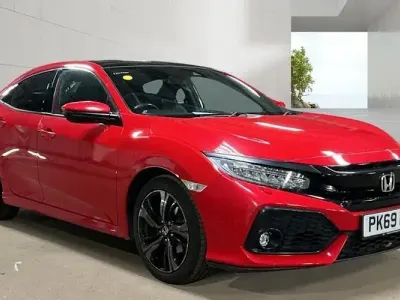 Used Honda Civic EX 126 HP (92 kW) 2019 Red Hatchback