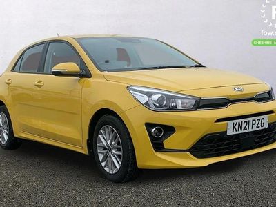 Yellow Used 2021 Kia Rio Advance Hatchback | £10,699 (Fair price)
