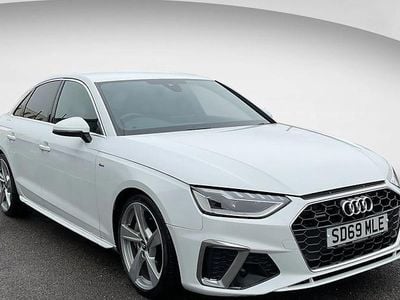 Used Audi A4 S-Line 245 HP (180 kW) 2019 White Sedan