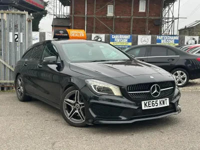 Used Mercedes CLA220 Shooting Brake AMG 177 HP (130 kW) 2016 Black Estate