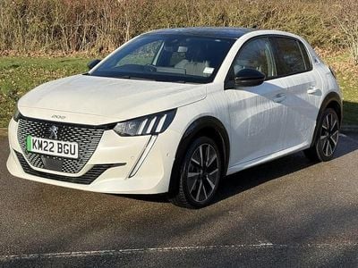 Used Peugeot e-208 GTi 100 kW (136 HP) 2022 White Hatchback