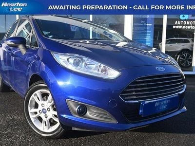 Used Ford Fiesta Zetec 100 HP (73 kW) 2017 Blue Hatchback