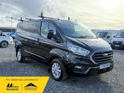 Used Ford Transit Custom Limited 130 HP (95 kW) 2019 Black Van