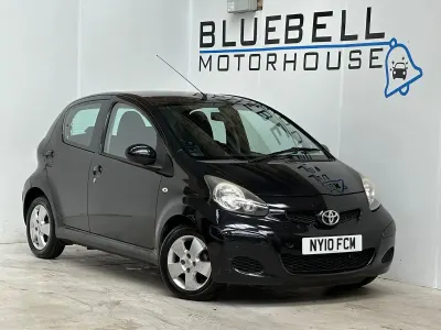 Used Toyota Aygo 67 HP (49 kW) 2010 Black Hatchback