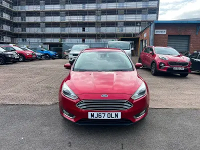 Used Ford Focus Titanium X 125 HP (91 kW) 2017 Red Hatchback