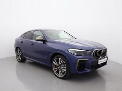 Begagnad BMW X6 M50 Shadowline 523 HK (384 kW) 2022 Blå SUV
