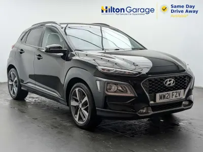 Second-hand Hyundai Kona Premium 120 CP (88 kW) 2021 Negru SUV