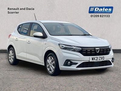 White Used 2021 Dacia Sandero Comfort Hatchback | £10,250 (Fair price)