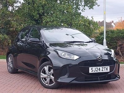 Black Used 2024 Mazda 2 Exclusive-Line Hatchback | £16,298 (Fair price)