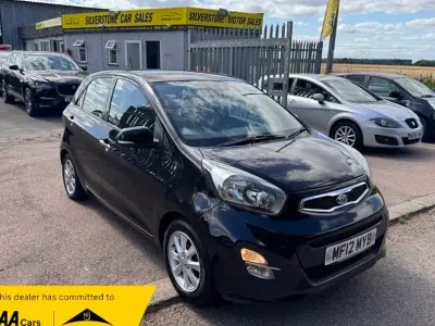 Used Kia Picanto 84 HP (61 kW) 2012 Black Hatchback