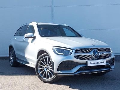 Begagnad Mercedes GLC220 AMG Line Premium 194 HK (142 kW) 2019 Silver SUV