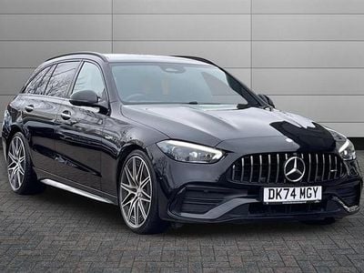 Begagnad Mercedes C43 AMG Premium Plus 421 HK (309 kW) 2024 Svart Kombi