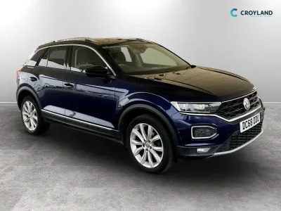 Usado VW T-Roc SEL 115 HP (84 kW) 2019 Azul SUV