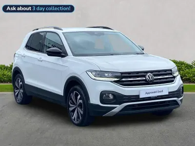 Used VW T-Cross Black Edition 95 HP (69 kW) 2023 White SUV