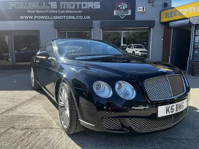 Used Bentley Continental 552 HP (405 kW) 2009 Black Sedan