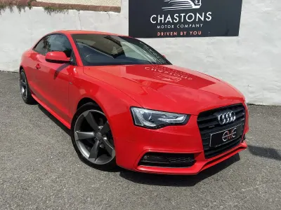 Used Audi A5 Black Edition 177 HP (130 kW) 2013 Red Coupe