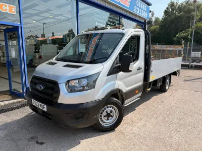 Used Ford Transit 130 HP (95 kW) 2023 Silver/blue Van