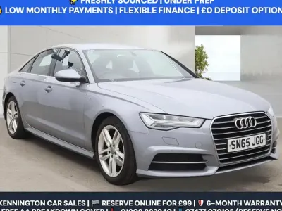 Used Audi A6 S-Line 190 HP (139 kW) 2015 Grey Sedan