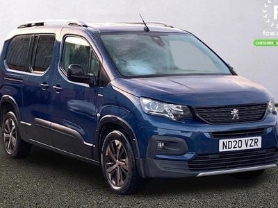 Blue Used 2020 Peugeot Rifter GT-line MPV | £16,199 (Fair price)