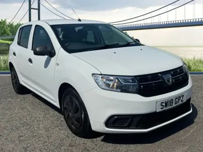 Used Dacia Sandero Ambiance 75 HP (55 kW) 2018 White Hatchback