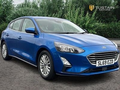 Blue Used 2019 Ford Focus Titanium Hatchback | £9,799 (Fair price)
