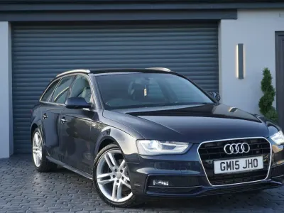 Begagnad Audi A4 S-Line 2015 Blå Kombi