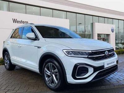 White Used 2023 VW T-Roc R-line SUV | £25,398 (Fair price)