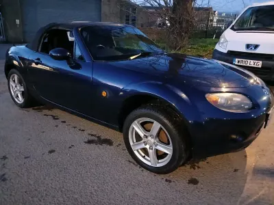 Used Mazda MX5 126 HP (92 kW) 2007 Blue Cabriolet