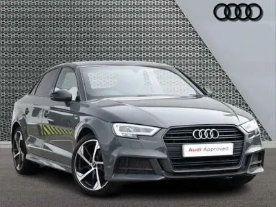 Used Audi A3 Black Edition 113 HP (83 kW) 2019 Grey Sedan