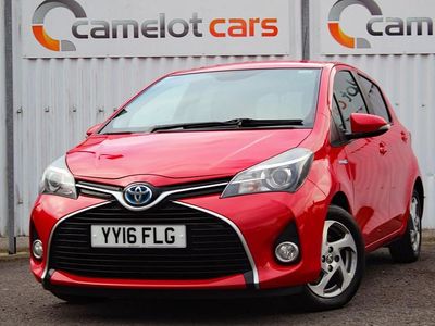 Red Used 2016 Toyota Yaris Hybrid Hatchback | £7,990 (Expensive)