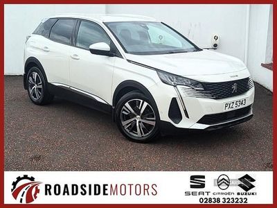White Used 2021 Peugeot 3008 Allure Premium Hatchback | £15,995 (Fair price)