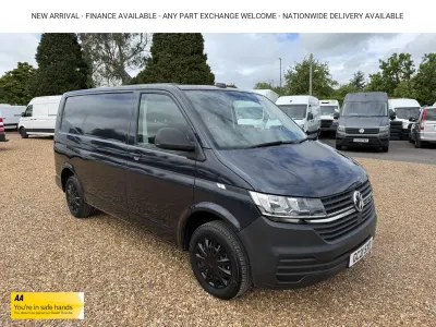 Begagnad VW Transporter Startline 2021 Blå Van