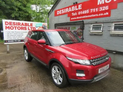 Used Land Rover Range Rover evoque Pure 190 HP (139 kW) 2014 Red SUV