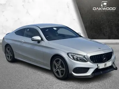 Używany Mercedes C220 AMG line 170 KM (125 kW) 2017 Srebrny Coupe