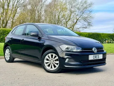 Begagnad VW Polo SE 95 HK (69 kW) 2018 Svart Halvkombi