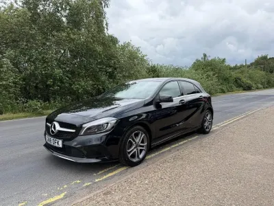 Used Mercedes A180 Sport Edition 122 HP (89 kW) 2018 Black Hatchback