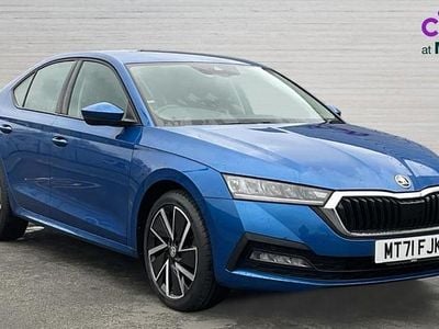 Used Skoda Octavia SE Technology 204 HP (150 kW) 2021 Blue