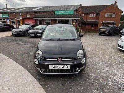 Used Fiat 500 Lounge 69 HP (50 kW) 2016 Black Hatchback