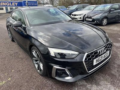 Used Audi A5 S-Line 190 HP (139 kW) 2021 Black Coupe