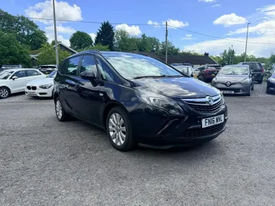 Used Vauxhall Zafira Tourer Design Edition 2016 Black MPV
